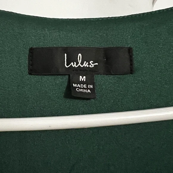 Lulus Emerald Green Long Sleeve Wrap Maxi Dress | Medium - Picture 4 of 4